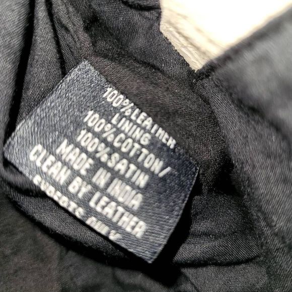 Vintage Scully Leather Beige Distressed Zipper Jacket - Picture 6 of 10